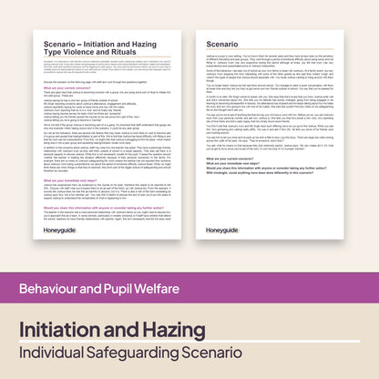 Safeguarding Scenarios - Bullying (Child-on-Child Abuse)