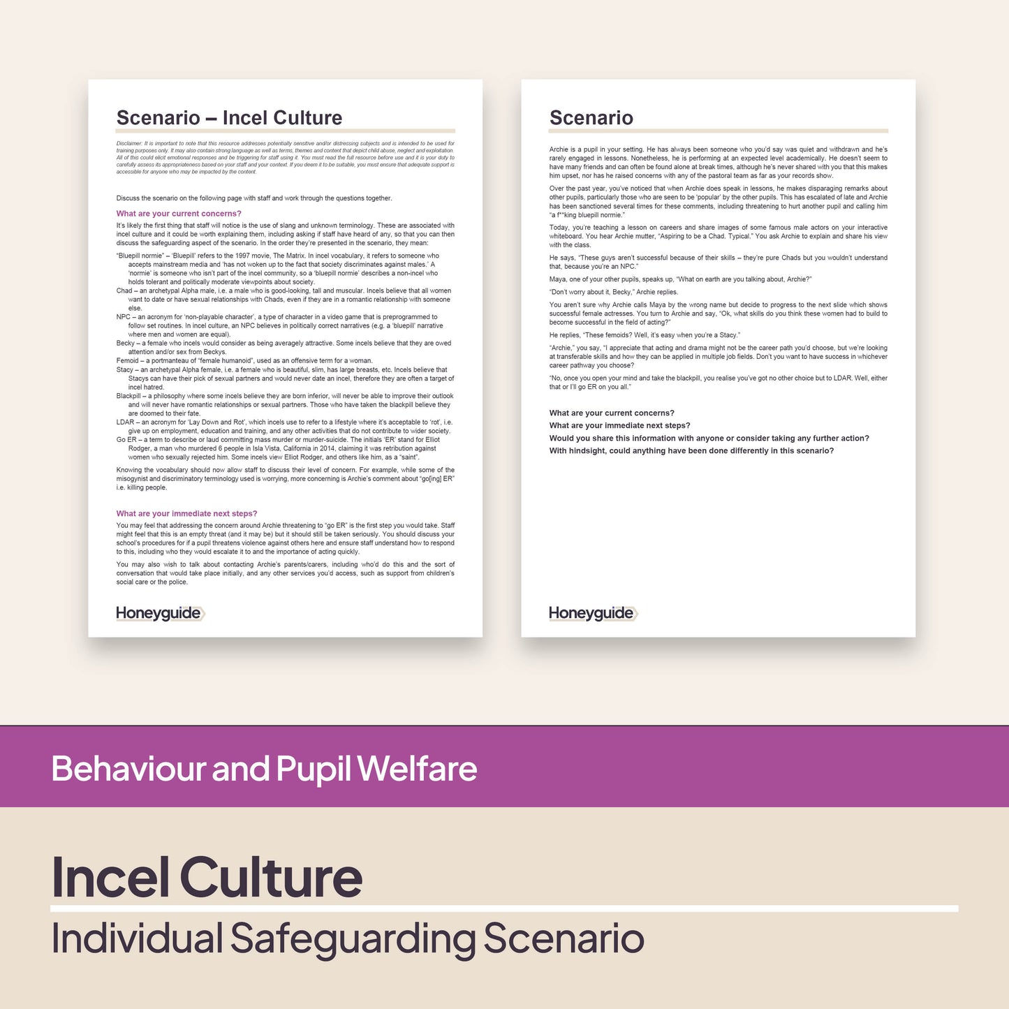Safeguarding Scenarios - Radicalisation and Extremism
