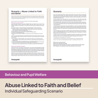 Safeguarding Scenarios - Harmful Practices