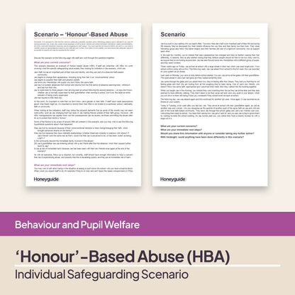 Safeguarding Scenarios - Harmful Practices