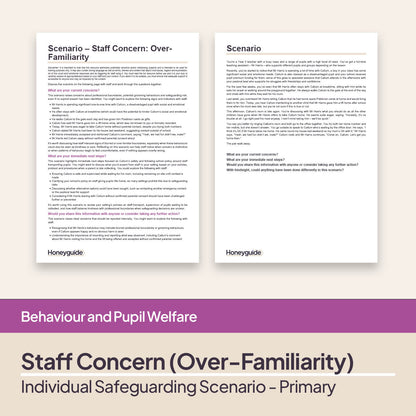 Safeguarding Scenarios - Concerns about Staff