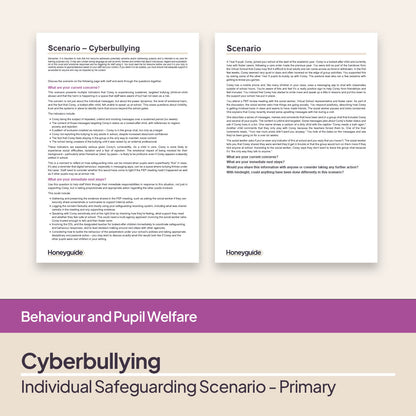 Safeguarding Scenarios - Bullying (Child-on-Child Abuse)