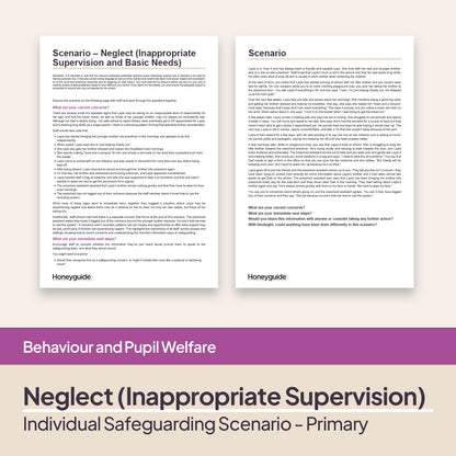 Safeguarding Scenarios - Neglect
