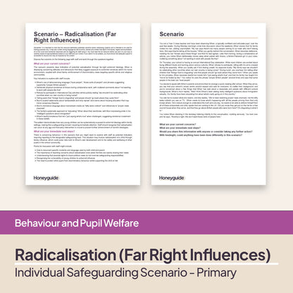 Safeguarding Scenarios - Radicalisation and Extremism