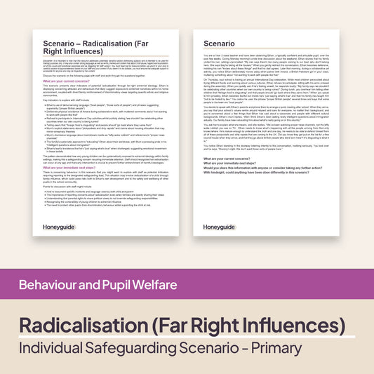 Safeguarding Scenarios - Radicalisation and Extremism