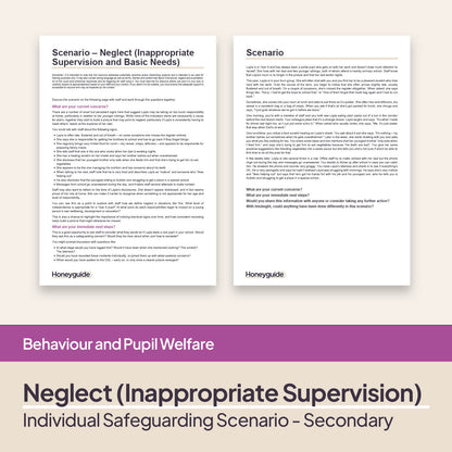 Safeguarding Scenarios - Neglect