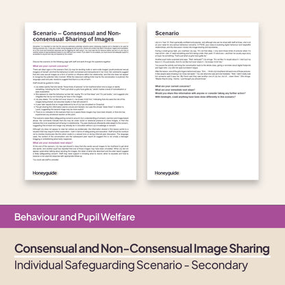 Safeguarding Scenarios - Child-on-Child Sexual Harassment