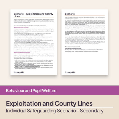 Safeguarding Scenarios - Child Exploitation