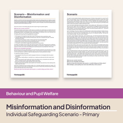 Safeguarding Scenarios - Online Harms