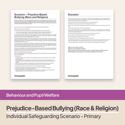 Safeguarding Scenarios - Bullying (Child-on-Child Abuse)