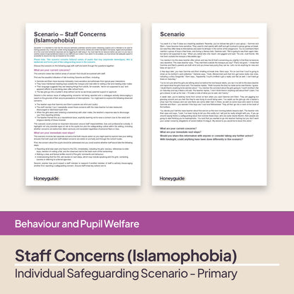 Safeguarding Scenarios - Concerns about Staff