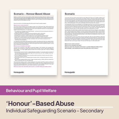 Safeguarding Scenarios - Harmful Practices