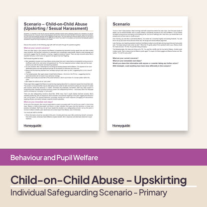 Safeguarding Scenarios - Child-on-Child Sexual Harassment