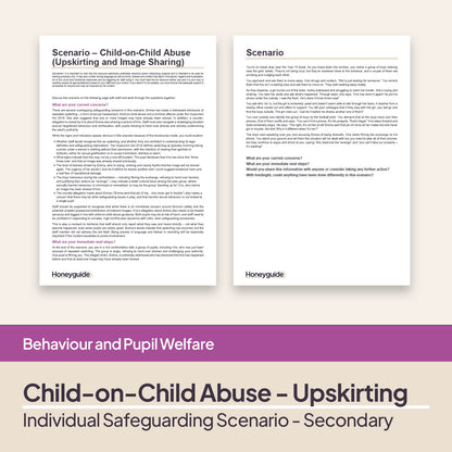 Safeguarding Scenarios - Child-on-Child Sexual Harassment