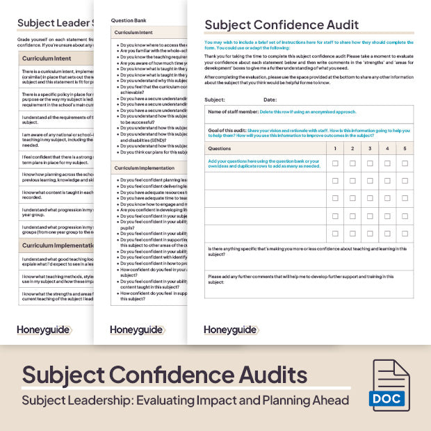 Subject Leadership: Evaluating Impact and Planning Ahead