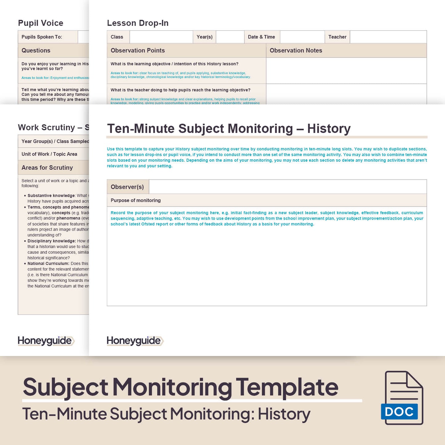 Ten-Minute Subject Monitoring: Primary History