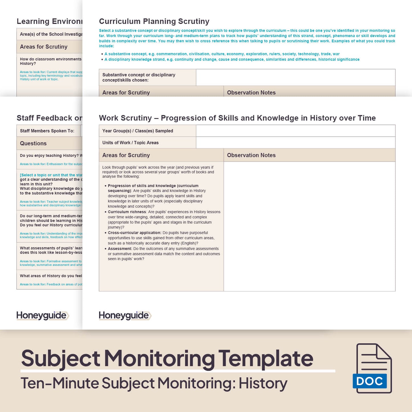 Ten-Minute Subject Monitoring: Primary History