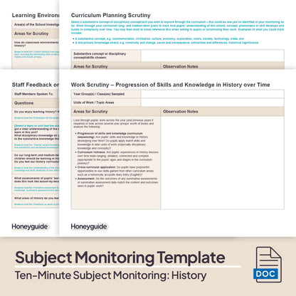 Ten-Minute Subject Monitoring: Primary History