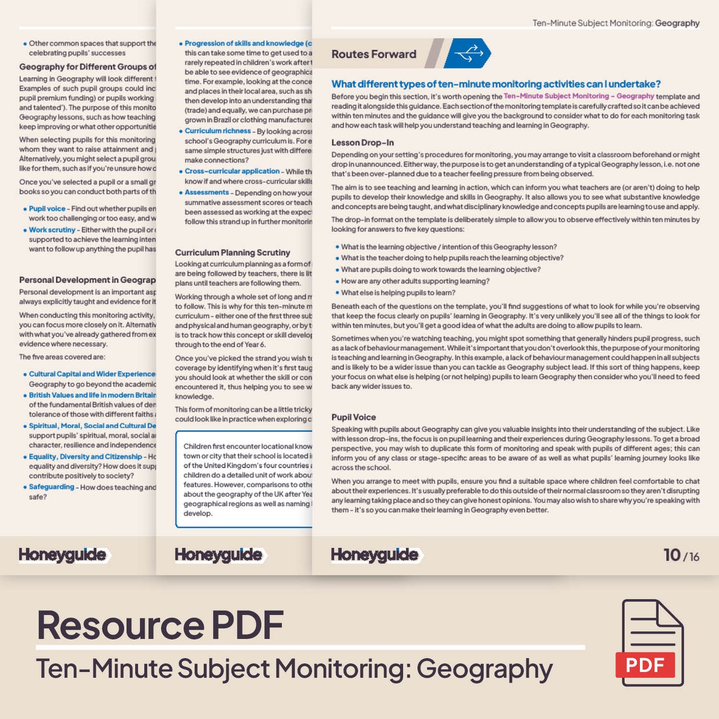 Ten-Minute Subject Monitoring: Primary Geography
