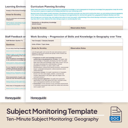Ten-Minute Subject Monitoring: Primary Geography