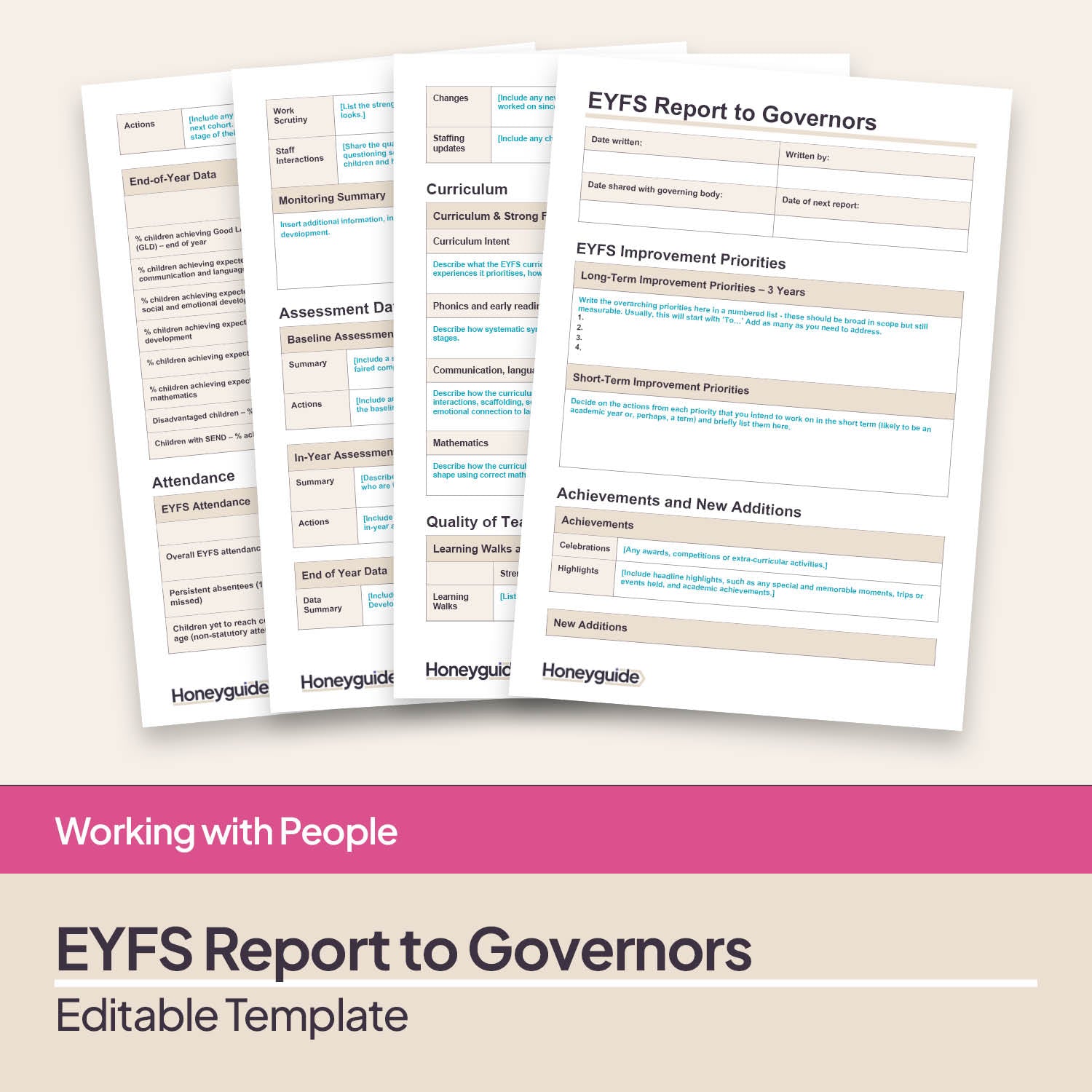 EYFS Report to Governors Template