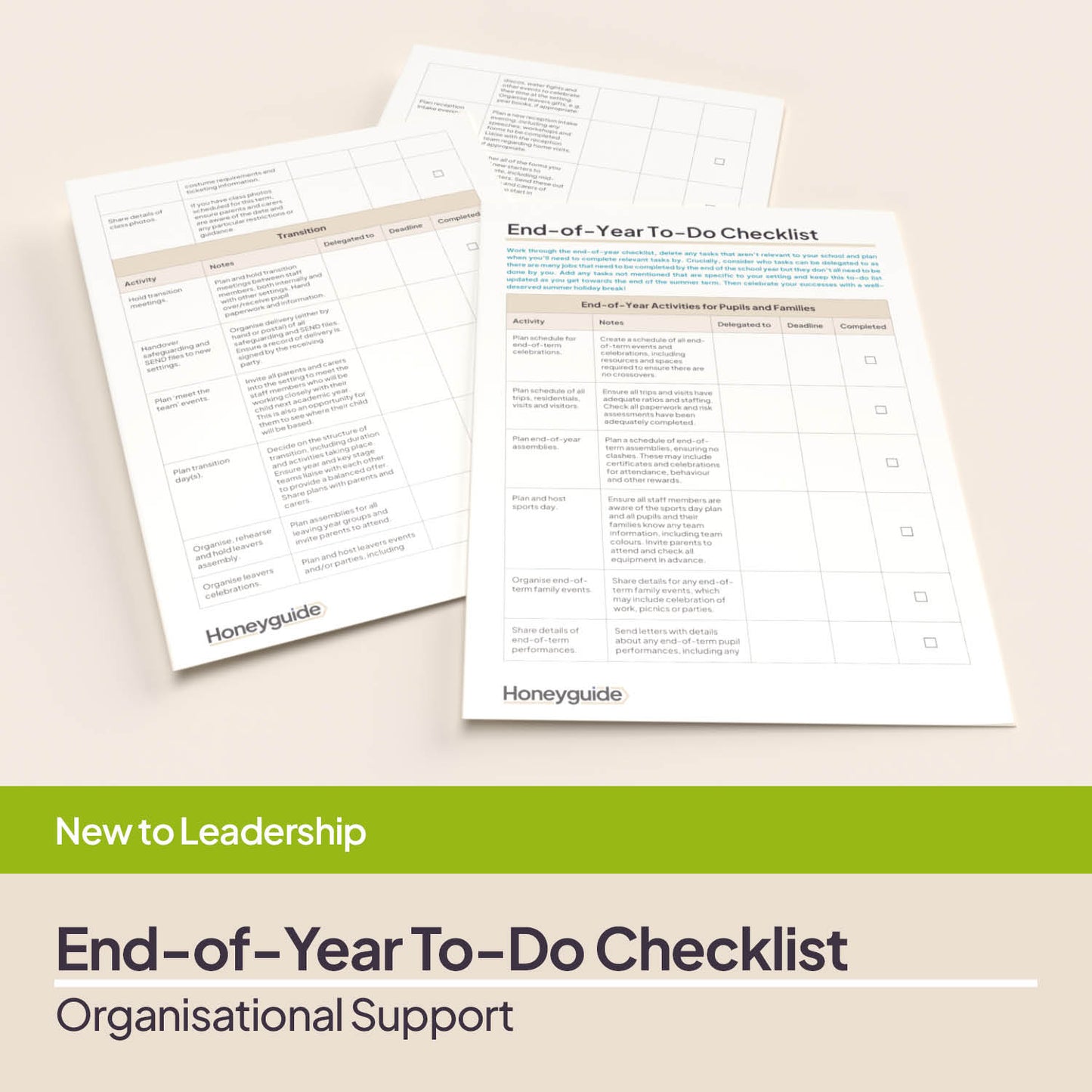 A free editable to-do list for school leaders to use in the final weeks of the 2025 summer term