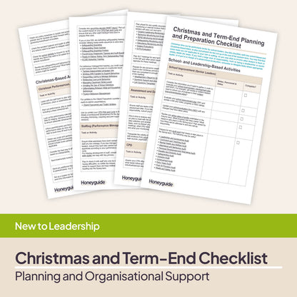 Christmas and Term End Planning and Preparation Checklist
