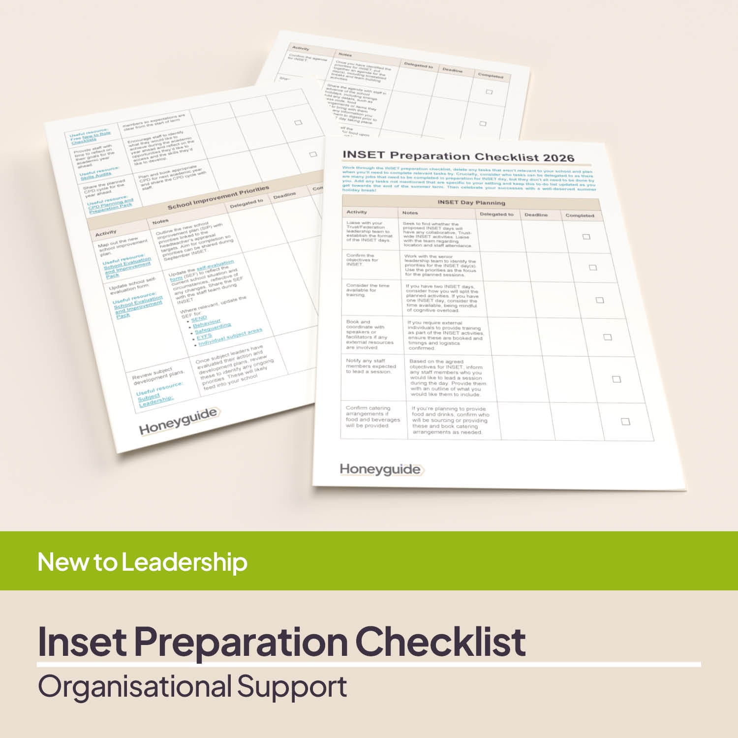 INSET Preparation Checklist 2026