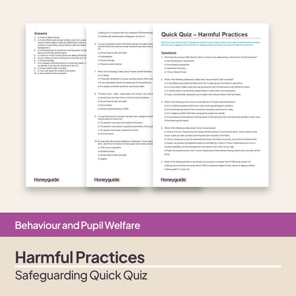 Safeguarding Quick Quizzes