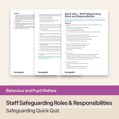 Safeguarding Quick Quizzes