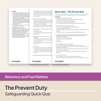 Safeguarding Quick Quizzes
