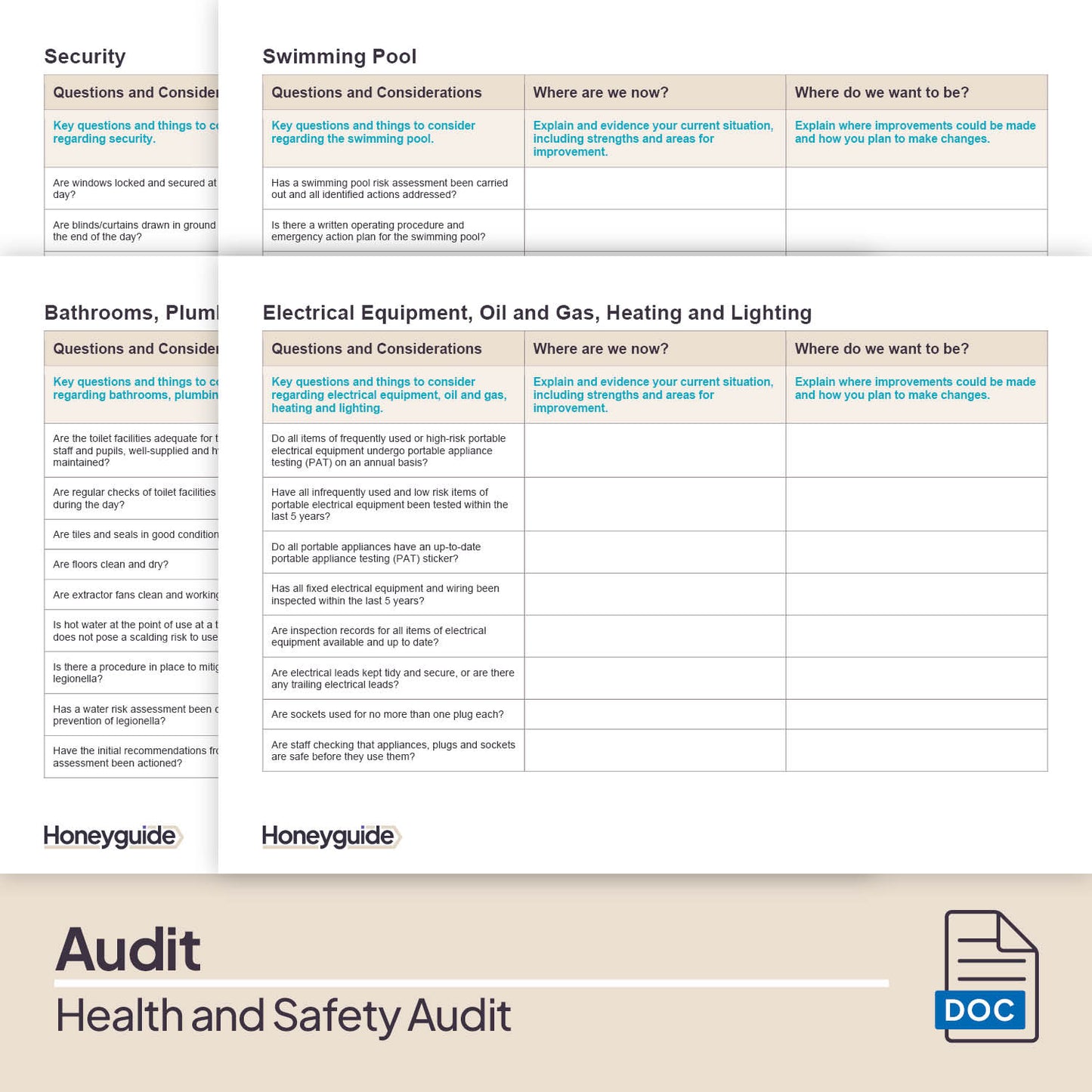 Health and Safety Audit and Action Plan