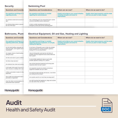 Health and Safety Audit and Action Plan