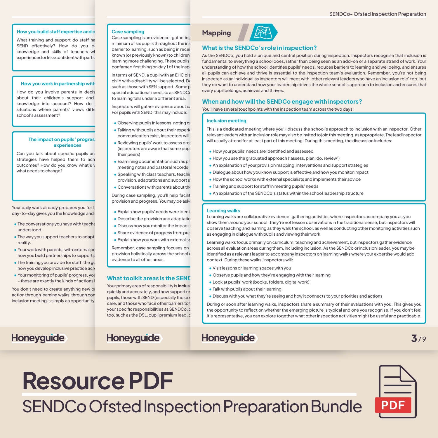 SENDCo Ofsted Inspection Preparation Bundle