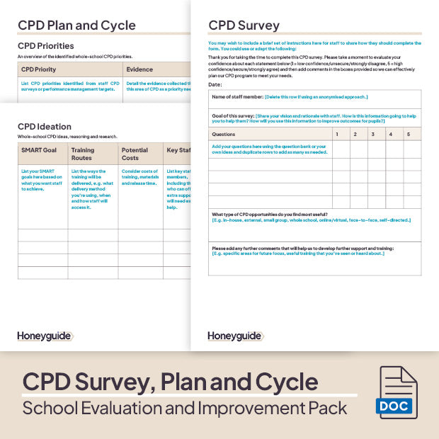School Self-Evaluation Form Template | SEF Template Aligned to Ofsted ...