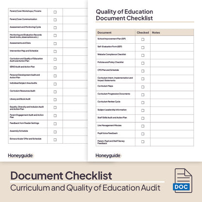 Curriculum and Quality of Education Audit