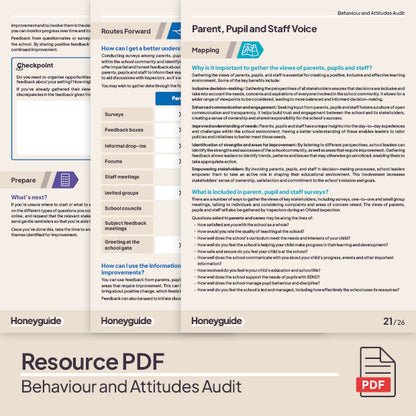 Behaviour and Attitudes Audit