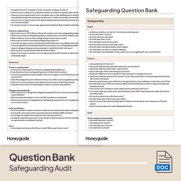 Safeguarding Audit | Honeyguide SLS – Honeyguide School Leader Support