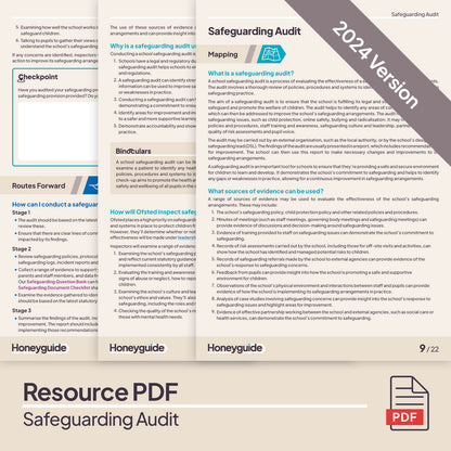 Safeguarding Audit (2024 Framework)