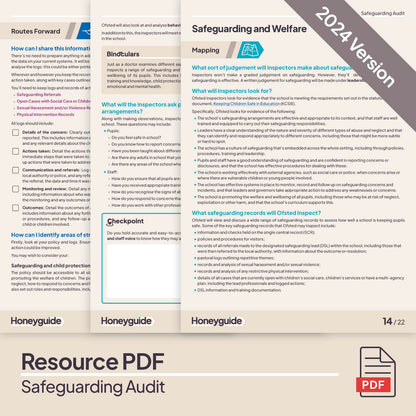 Safeguarding Audit (2024 Framework)