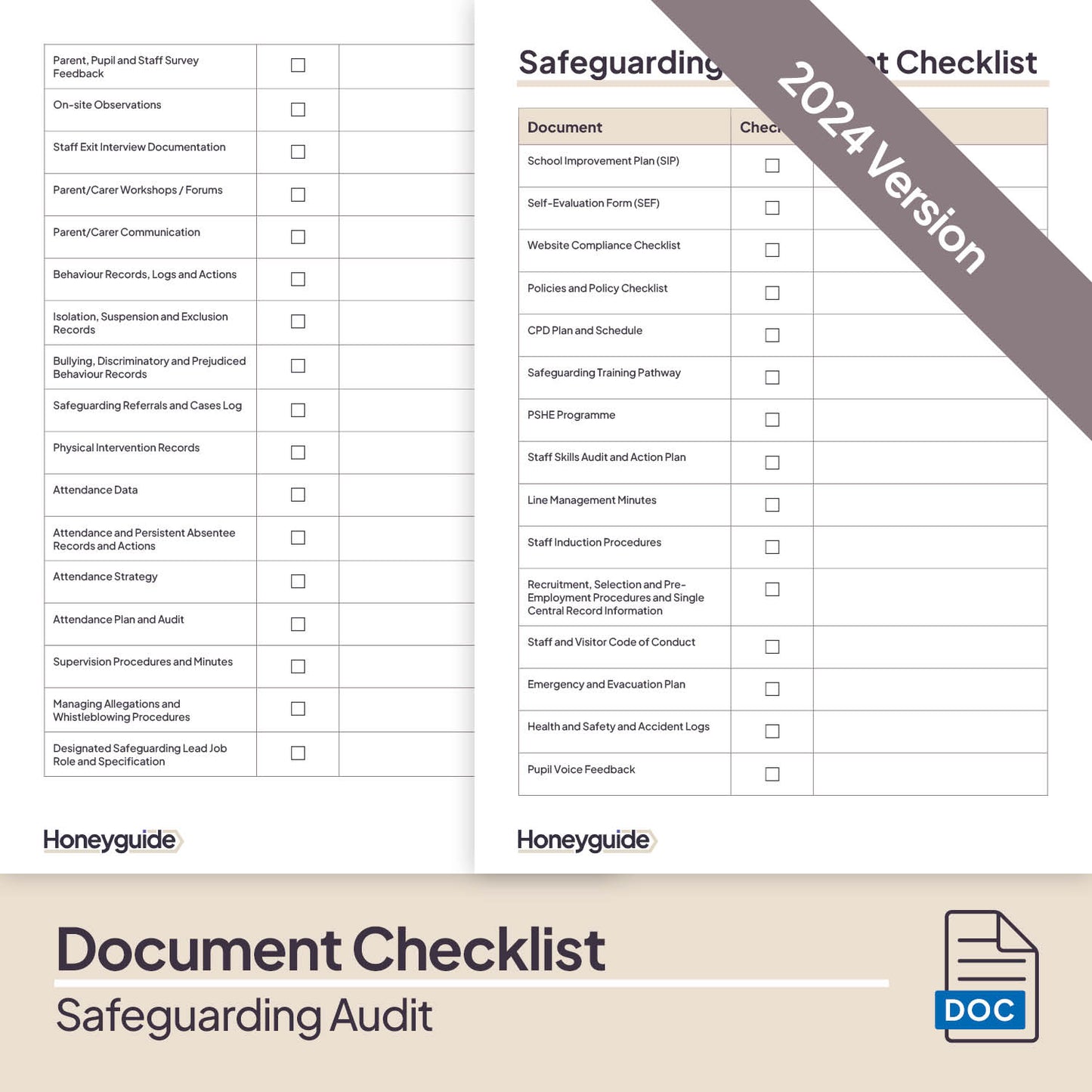 Safeguarding Audit (2024 Framework)