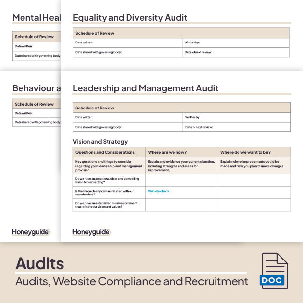 Audits, Website Compliance and Recruitment Pack