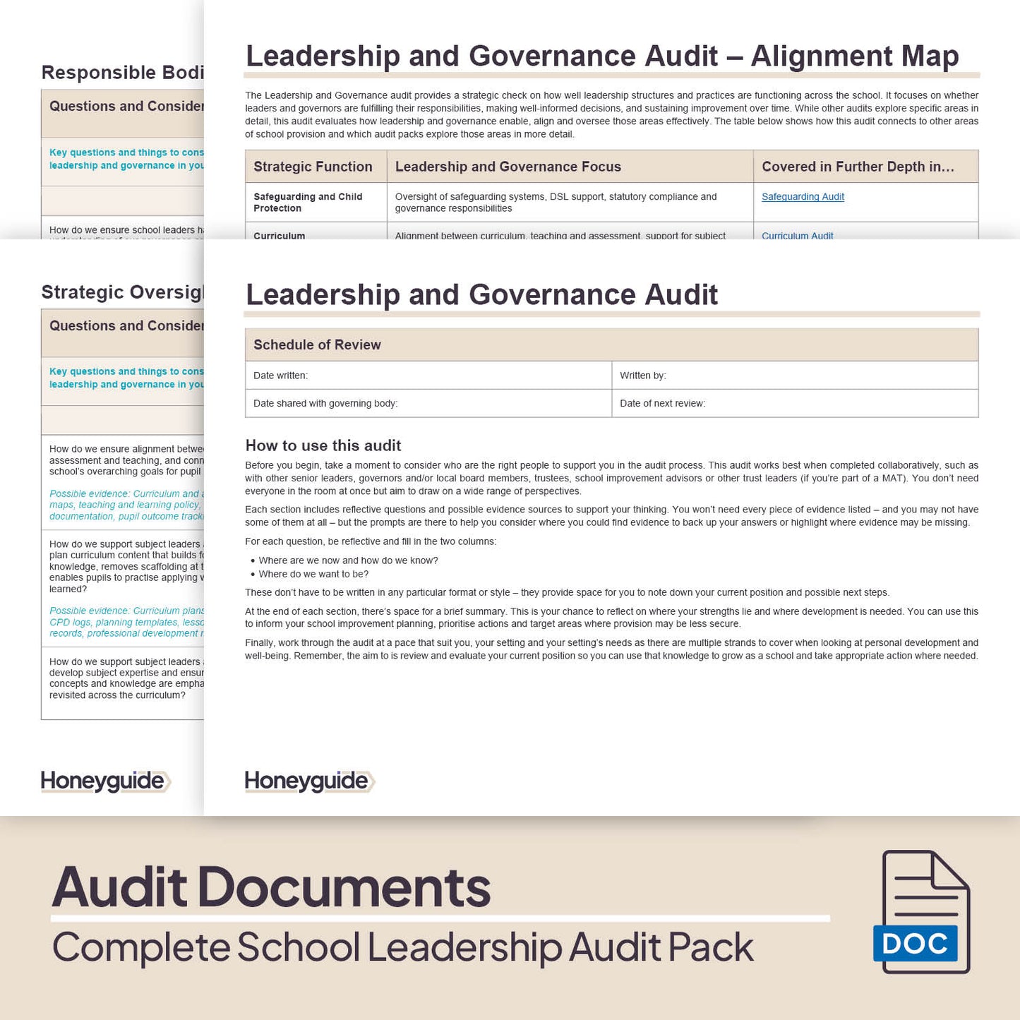 Complete School Leadership Audit Pack