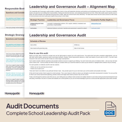 Complete School Leadership Audit Pack