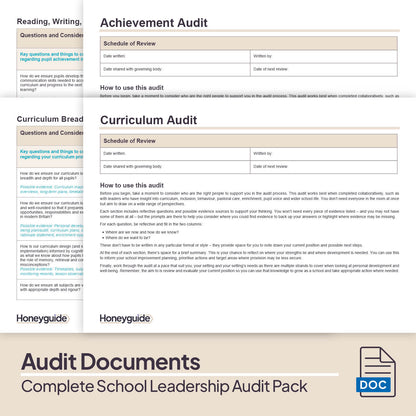 Complete School Leadership Audit Pack