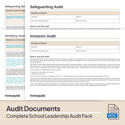 Complete School Leadership Audit Pack
