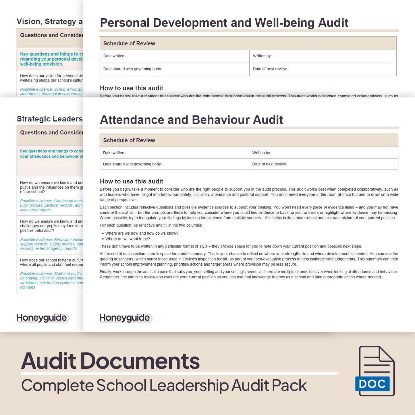Complete School Leadership Audit Pack