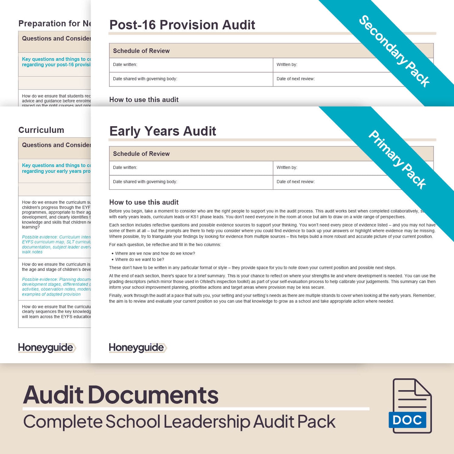 Complete School Leadership Audit Pack