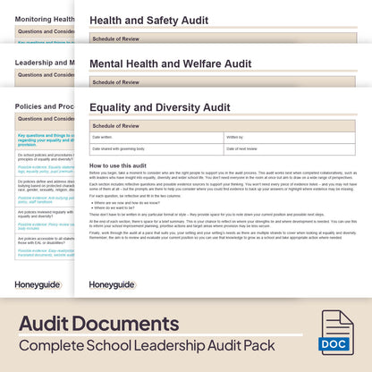 Complete School Leadership Audit Pack