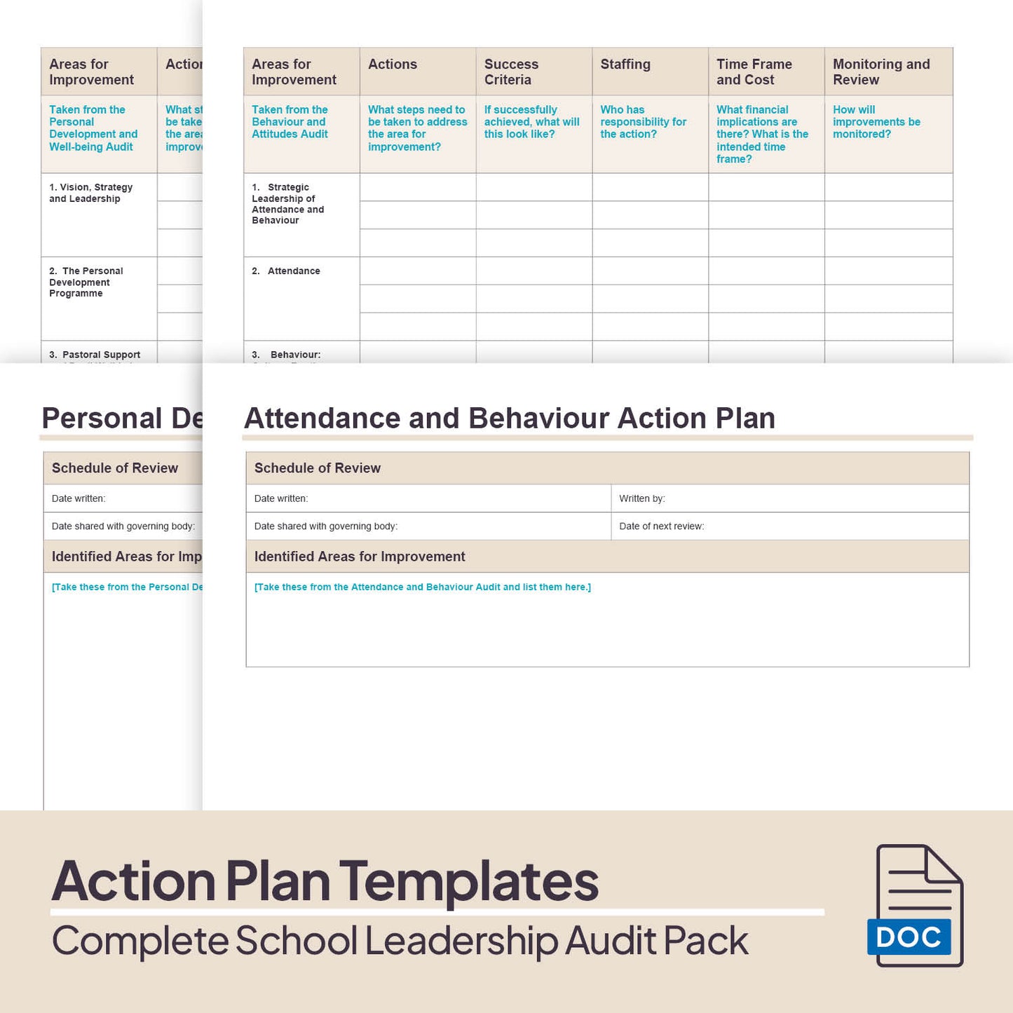 Complete School Leadership Audit Pack
